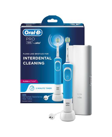 Pro 100 Floss Action Electric Toothbrush - Blue